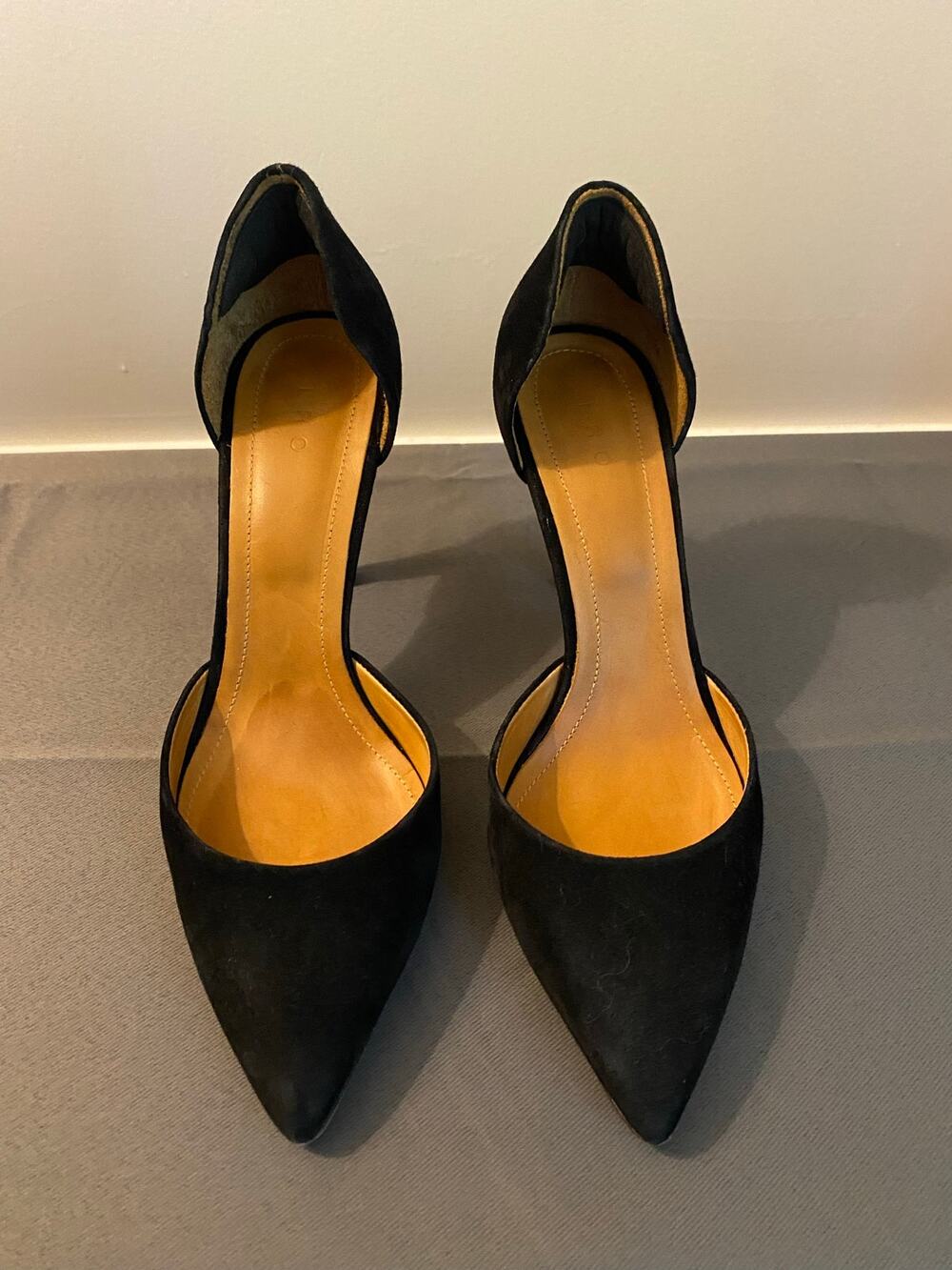 IRO D’Orsay Black Suede Heels 8.5/9